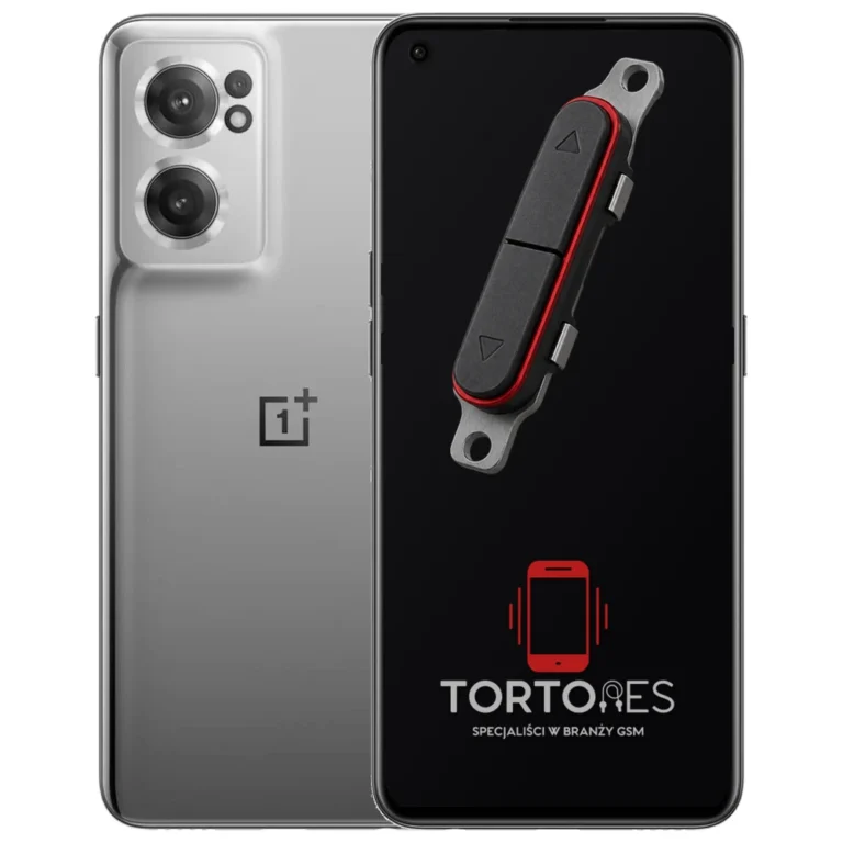OnePlus Nord CE 2 5G z symbolem przycisków - naprawa przycisków włączania i głośności