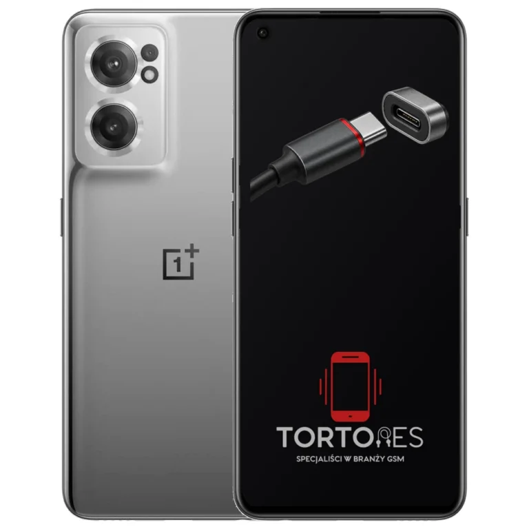 OnePlus Nord CE 2 5G z ilustracją złącza ładowania - naprawa złącza ładowania