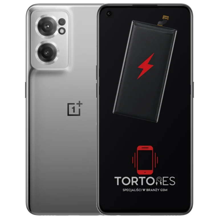 OnePlus Nord CE 2 5G z ilustracją baterii - wymiana baterii