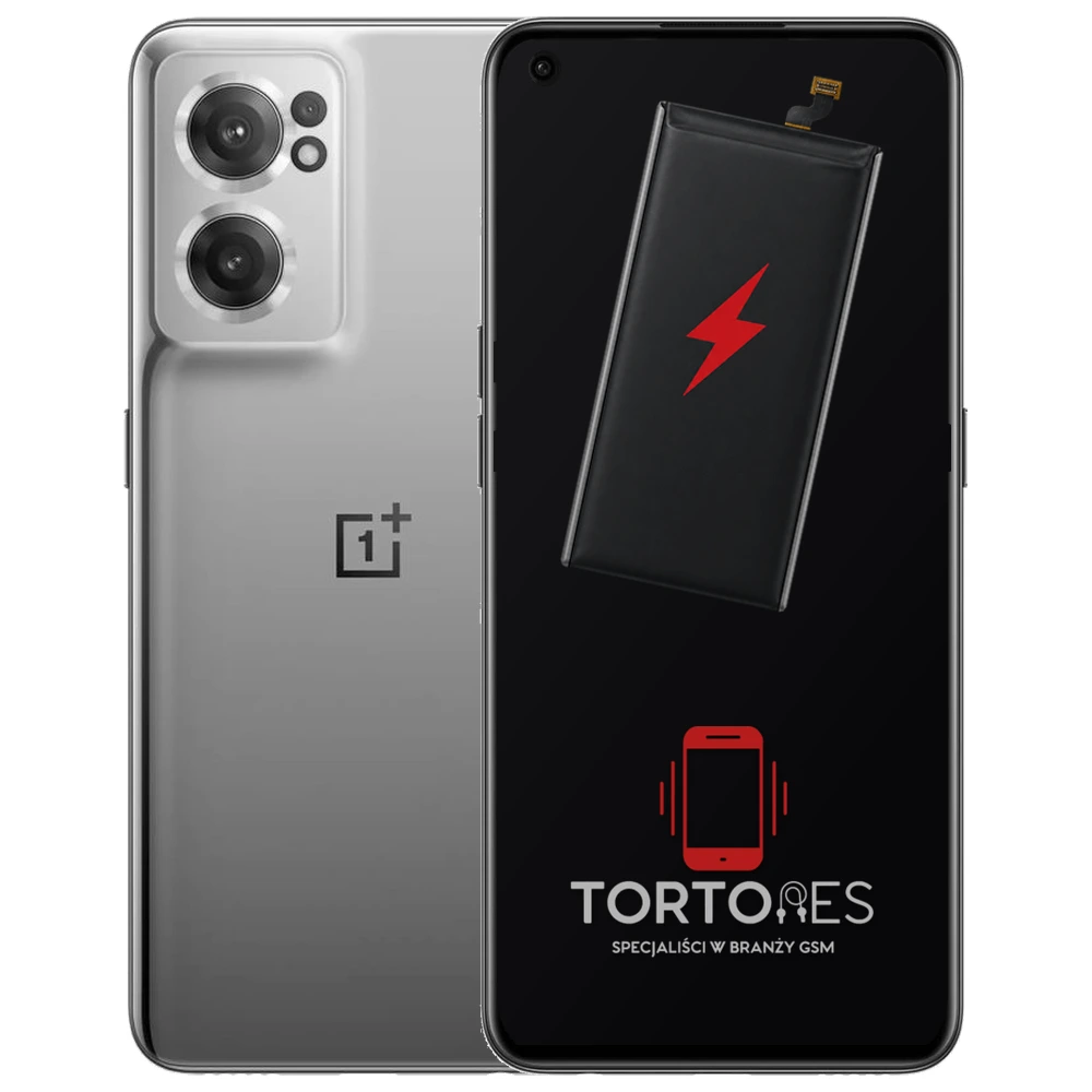 OnePlus Nord CE 2 5G z ilustracją baterii - wymiana baterii