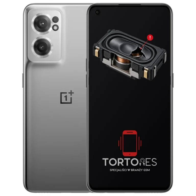 OnePlus Nord CE 2 5G z symbolem głośnika multimedialnego - wymiana głośnika multimedialnego
