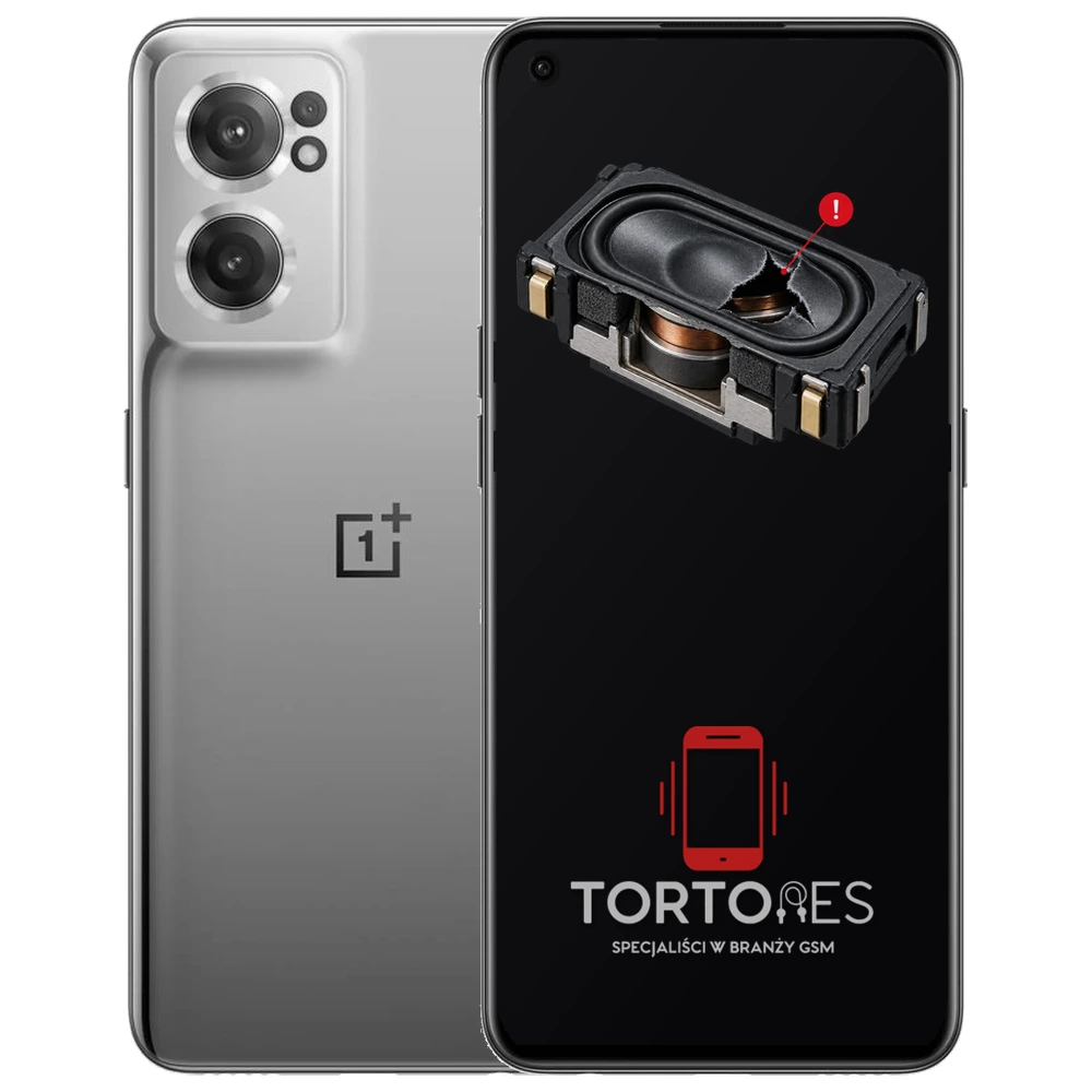 OnePlus Nord CE 2 5G z symbolem głośnika multimedialnego - wymiana głośnika multimedialnego
