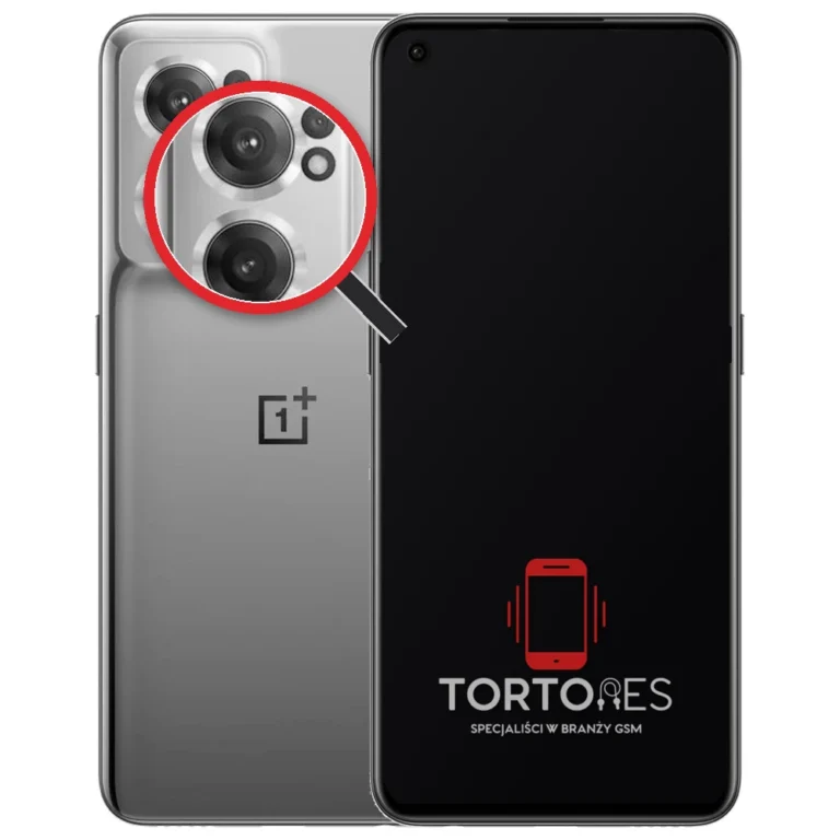 OnePlus Nord CE 2 5G z lupą na tylnych aparatach - wymiana tylnej kamery