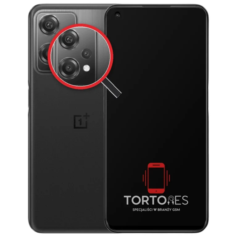 OnePlus Nord CE 2 Lite 5G z lupą na tylnych aparatach - wymiana tylnej kamery