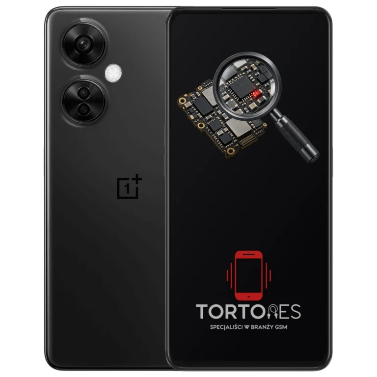 OnePlus Nord CE 3 Lite 5G z symbolem diagnostyki - diagnoza telefonu