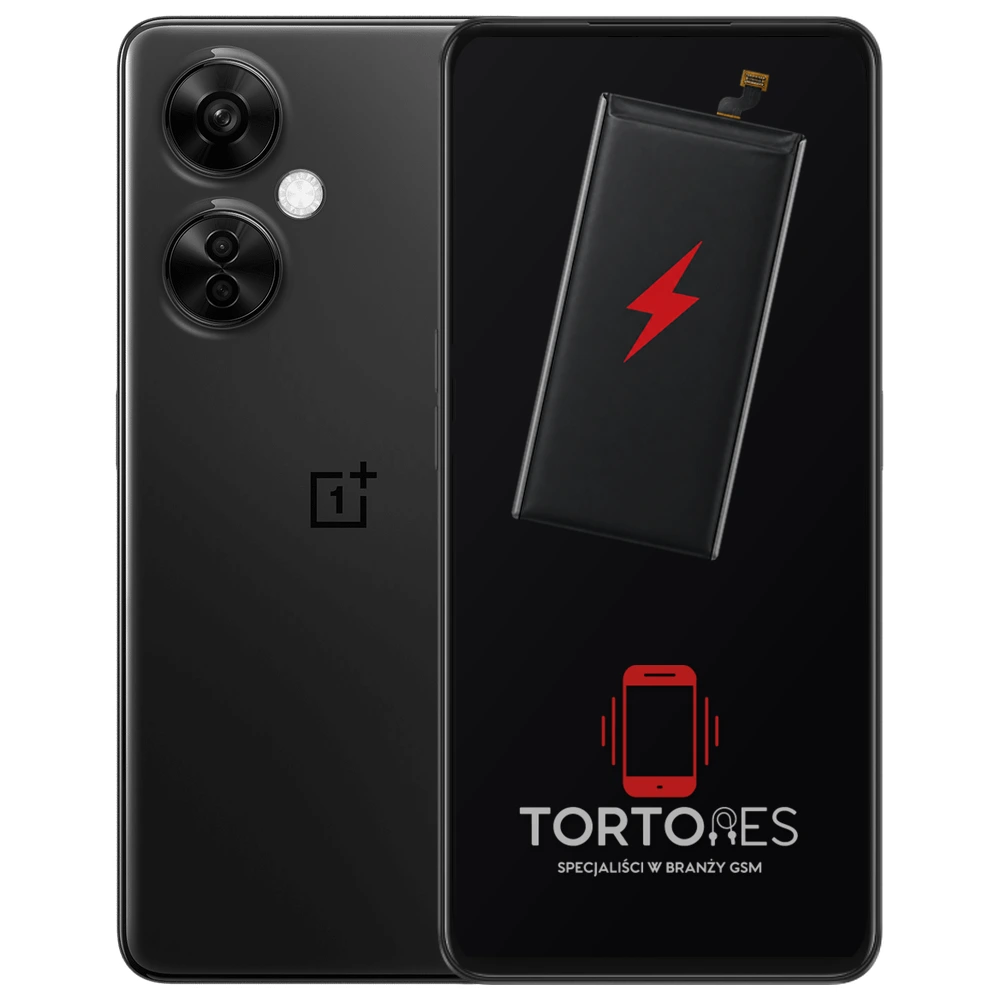 OnePlus Nord CE 3 Lite 5G z ilustracją baterii - wymiana baterii