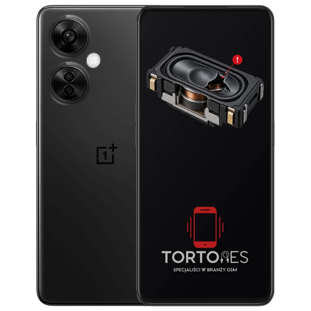 OnePlus Nord CE 3 Lite 5G z symbolem głośnika multimedialnego - wymiana głośnika multimedialnego