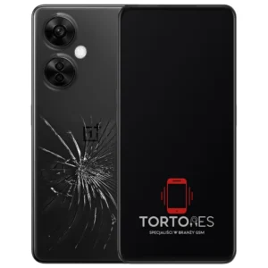 OnePlus Nord CE 3 Lite 5G z ilustracją pękniętej tylnej klapki - wymiana zbitej klapki