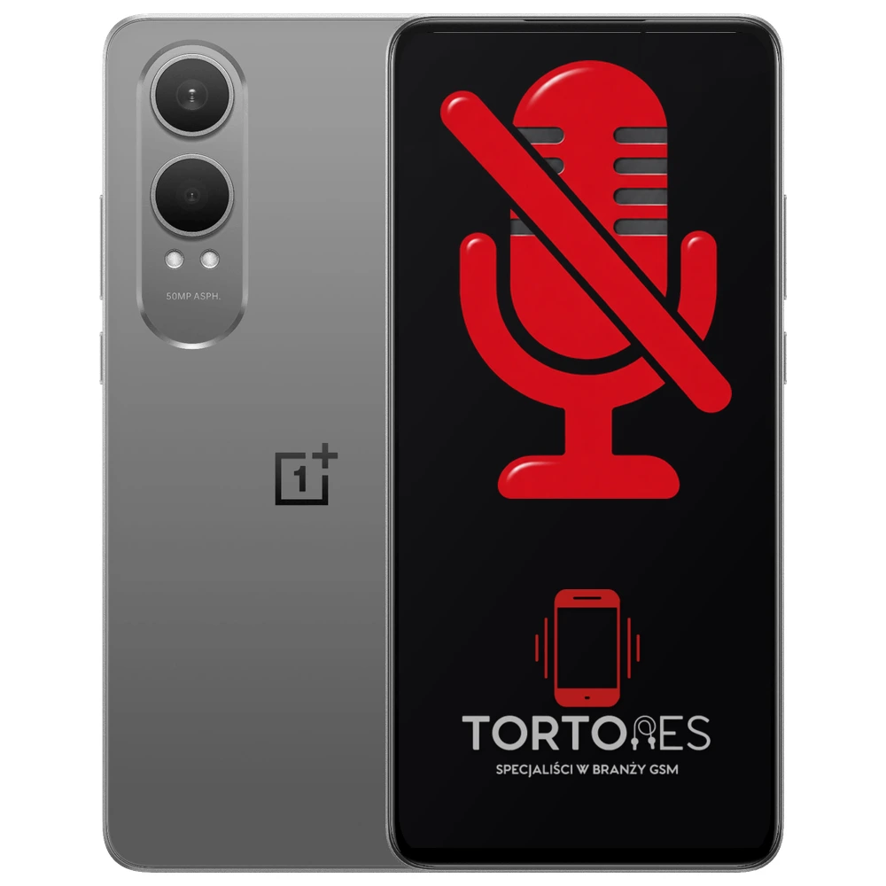 OnePlus Nord CE4 Lite 5G z symbolem mikrofonu - naprawa mikrofonu