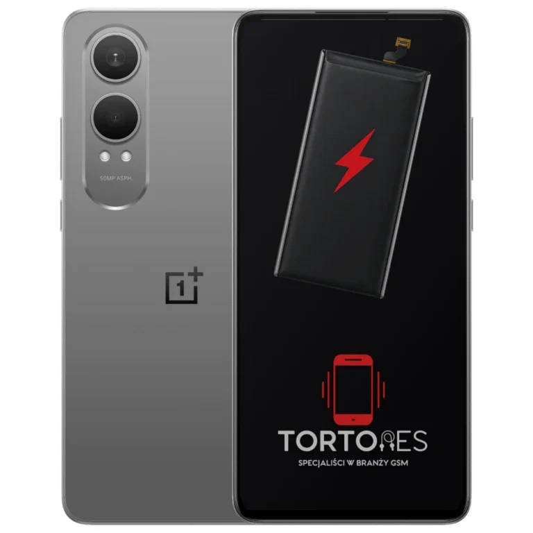 OnePlus Nord CE4 Lite 5G z ilustracją baterii - wymiana baterii