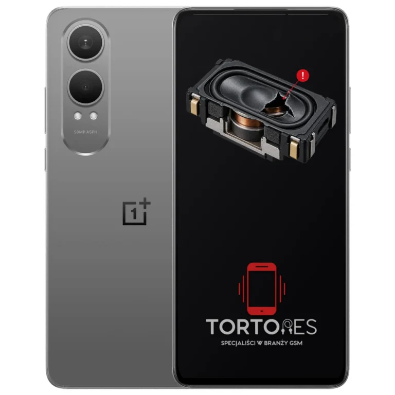 OnePlus Nord CE4 Lite 5G z symbolem głośnika multimedialnego - wymiana głośnika multimedialnego