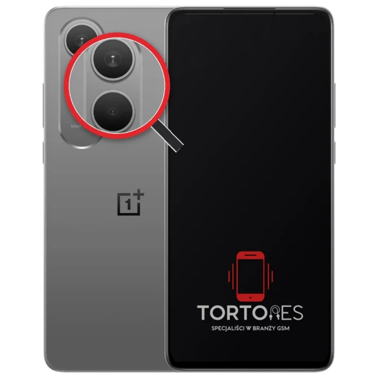 OnePlus Nord CE4 Lite 5G z lupą na tylnych aparatach - wymiana tylnej kamery