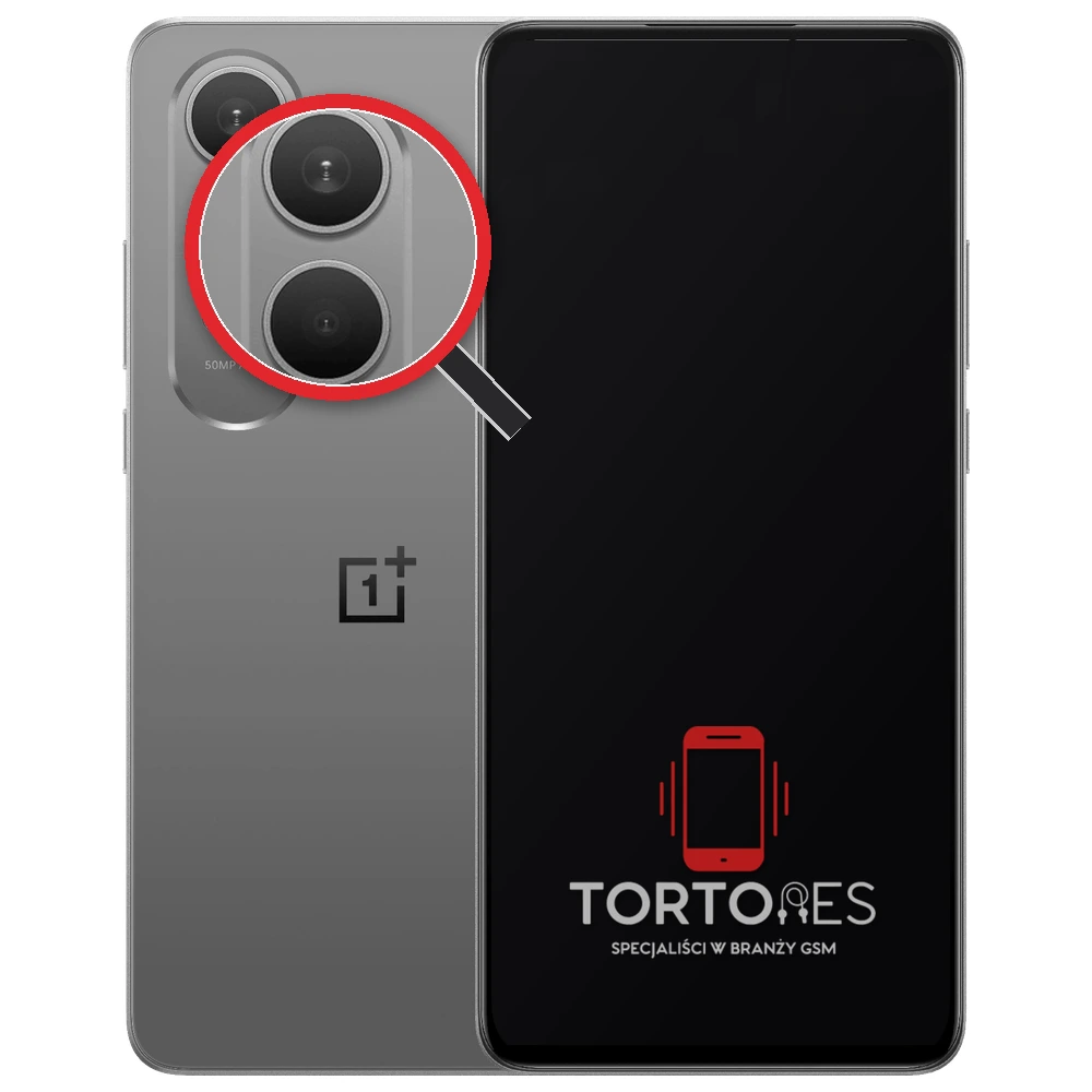 OnePlus Nord CE4 Lite 5G z lupą na tylnych aparatach - wymiana tylnej kamery