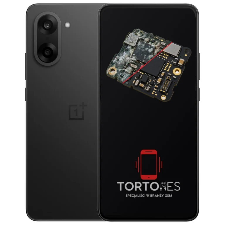 OnePlus Nord CE5 z ilustracją zalania - czyszczenie po zalaniu