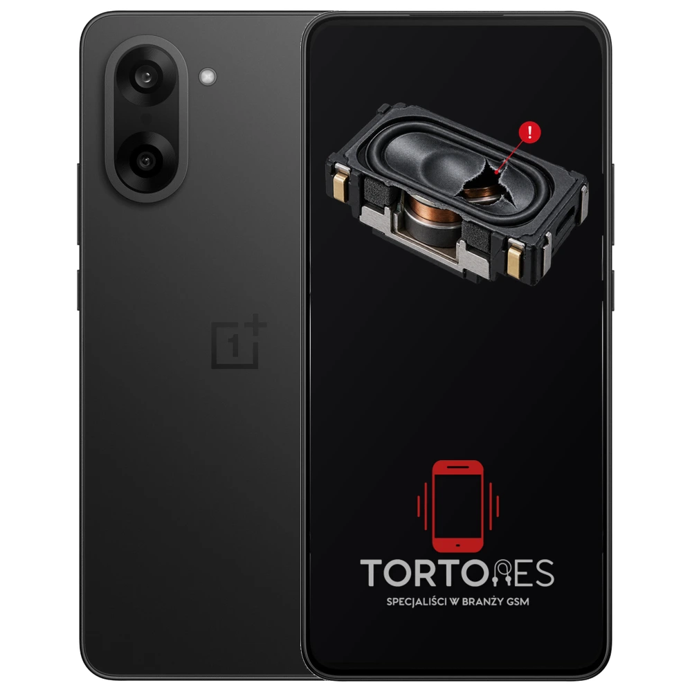 OnePlus Nord CE5 z symbolem głośnika multimedialnego - wymiana głośnika multimedialnego