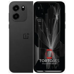 OnePlus Nord CE6 z ilustracją pękniętego wyświetlacza - wymiana zbitego wyświetlacza