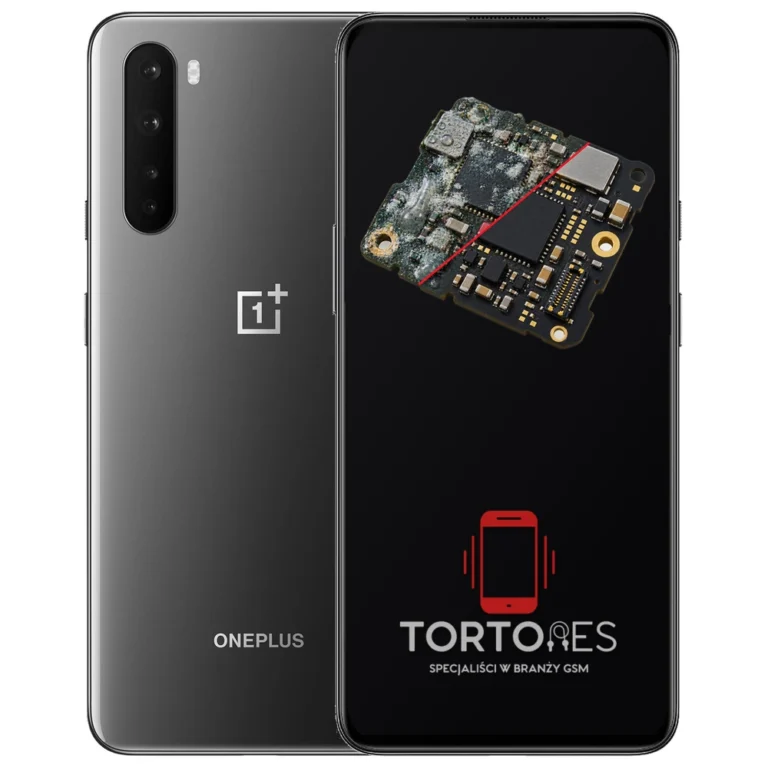 OnePlus Nord z ilustracją zalania - czyszczenie po zalaniu