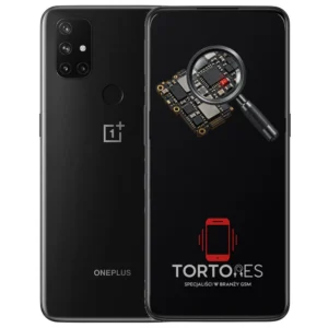 OnePlus Nord N10 5G z symbolem diagnostyki - diagnoza telefonu