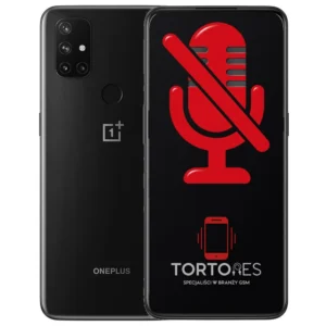 OnePlus Nord N10 5G z symbolem mikrofonu - naprawa mikrofonu