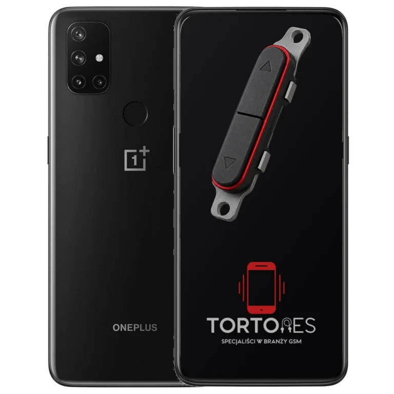 OnePlus Nord N10 5G z symbolem przycisków - naprawa przycisków włączania i głośności