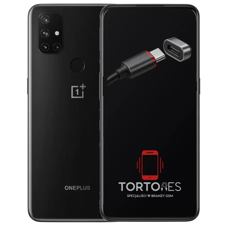 OnePlus Nord N10 5G z ilustracją złącza ładowania - naprawa złącza ładowania