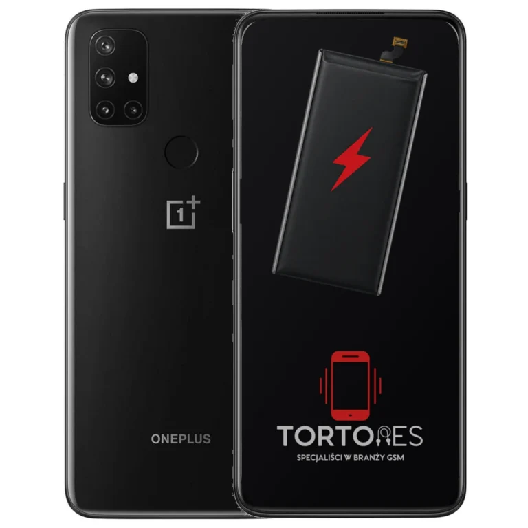 OnePlus Nord N10 5G z ilustracją baterii - wymiana baterii