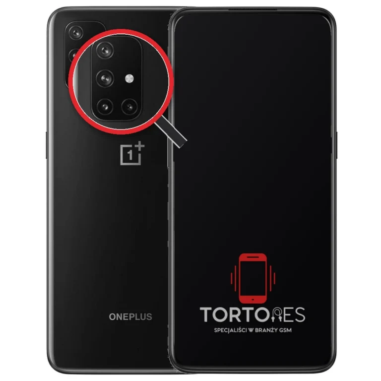 OnePlus Nord N10 5G z lupą na tylnych aparatach - wymiana tylnej kamery