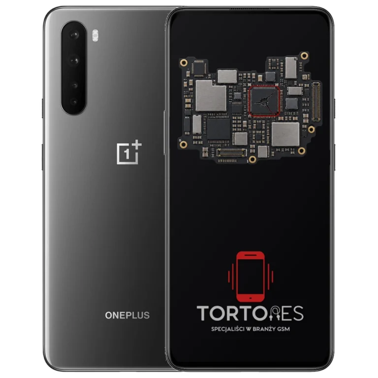 OnePlus Nord z ilustracją płyty głównej - naprawa płyty głównej