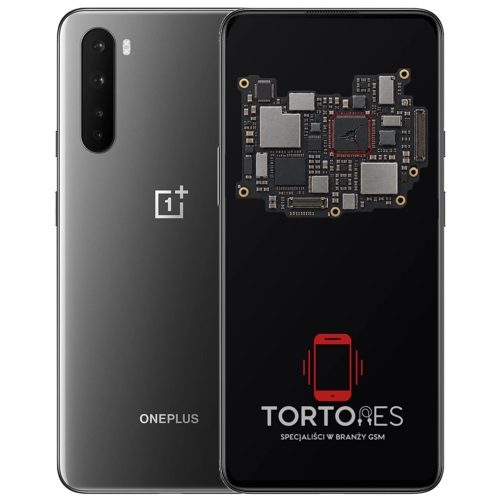 OnePlus Nord z ilustracją płyty głównej - naprawa płyty głównej