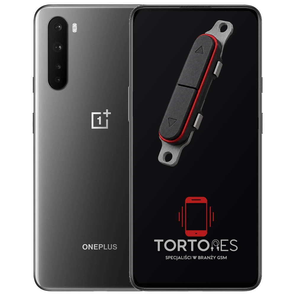 OnePlus Nord z symbolem przycisków - naprawa przycisków włączania i głośności