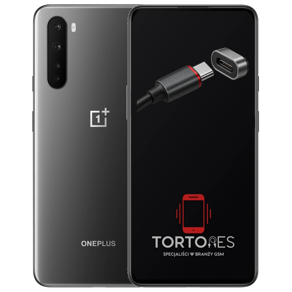 OnePlus Nord z ilustracją złącza ładowania - naprawa złącza ładowania