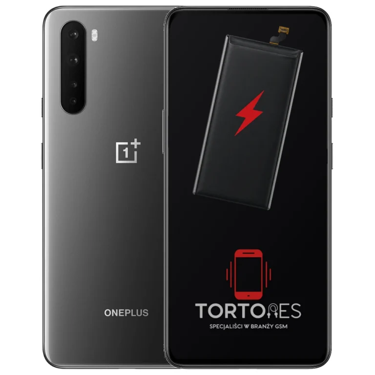 OnePlus Nord z ilustracją baterii - wymiana baterii