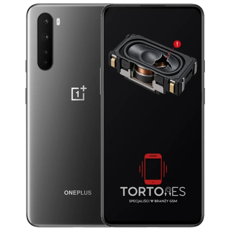 OnePlus Nord z symbolem głośnika multimedialnego - wymiana głośnika multimedialnego