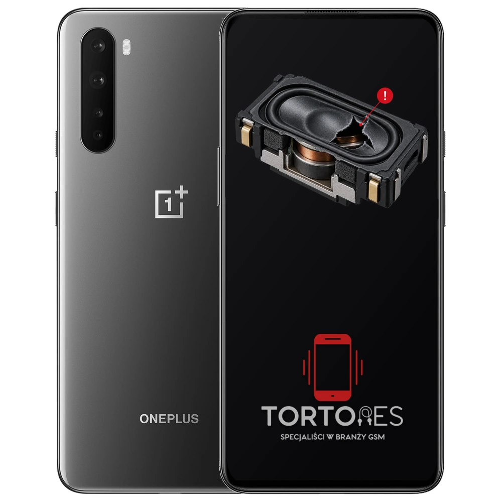 OnePlus Nord z symbolem głośnika multimedialnego - wymiana głośnika multimedialnego