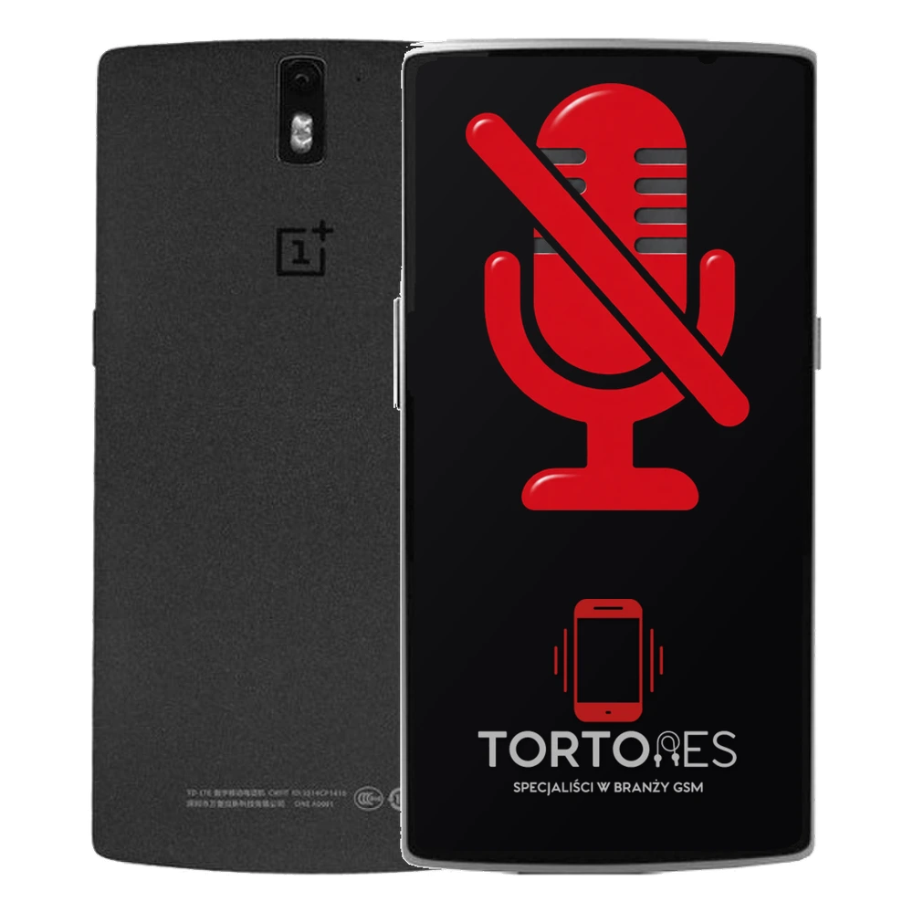 OnePlus One z symbolem mikrofonu - naprawa mikrofonu