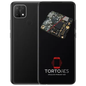OPPO A15 z ilustracją zalania - czyszczenie po zalaniu