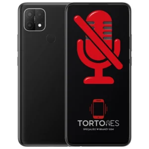 OPPO A15 z symbolem mikrofonu - naprawa mikrofonu