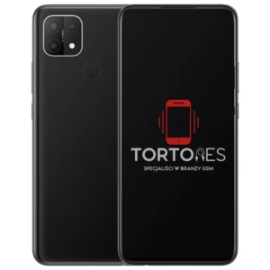 OPPO A15 - widok przodu i tyłu telefonu
