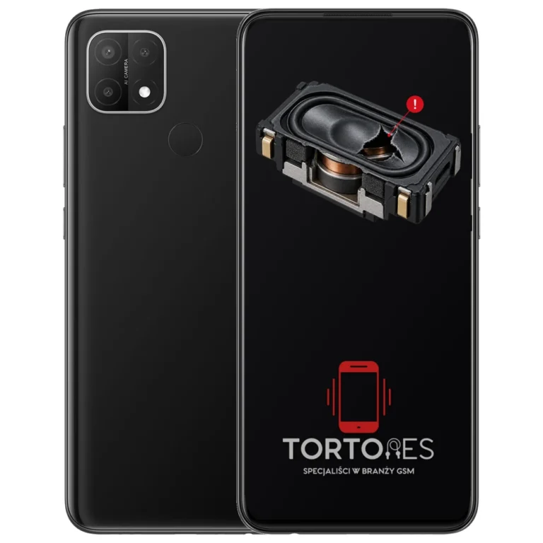 OPPO A15 z symbolem głośnika multimedialnego - wymiana głośnika multimedialnego