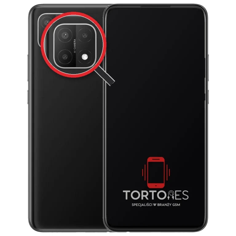 OPPO A15 z lupą na tylnych aparatach - wymiana tylnej kamery
