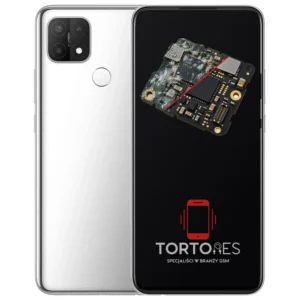 OPPO A15s z ilustracją zalania - czyszczenie po zalaniu