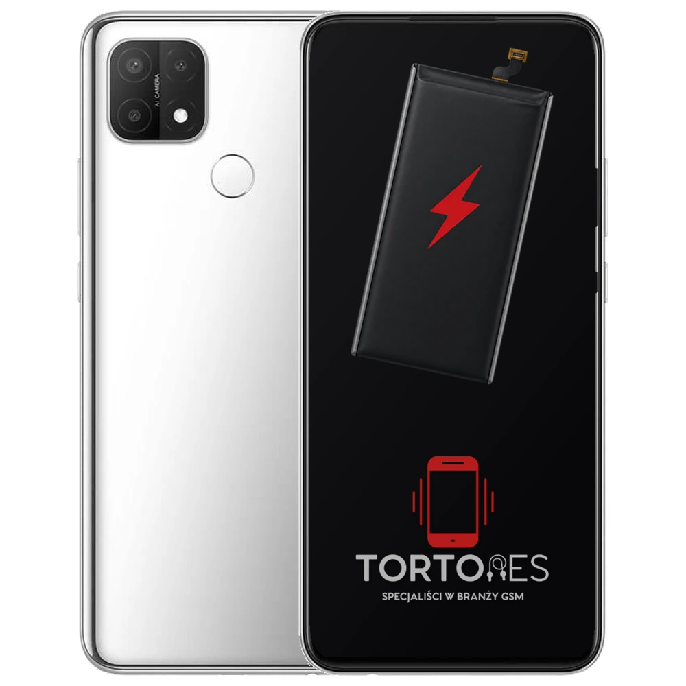 OPPO A15s z ilustracją baterii - wymiana baterii