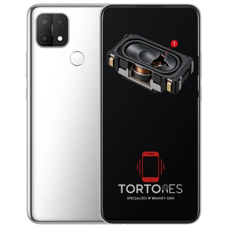 OPPO A15s z symbolem głośnika multimedialnego - wymiana głośnika multimedialnego