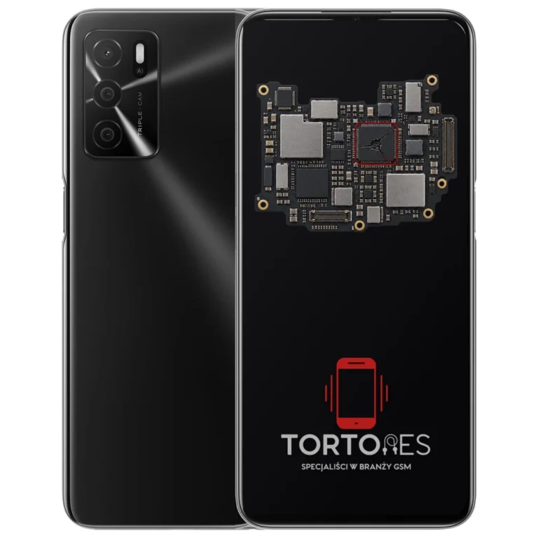 OPPO A16 z ilustracją płyty głównej - naprawa płyty głównej