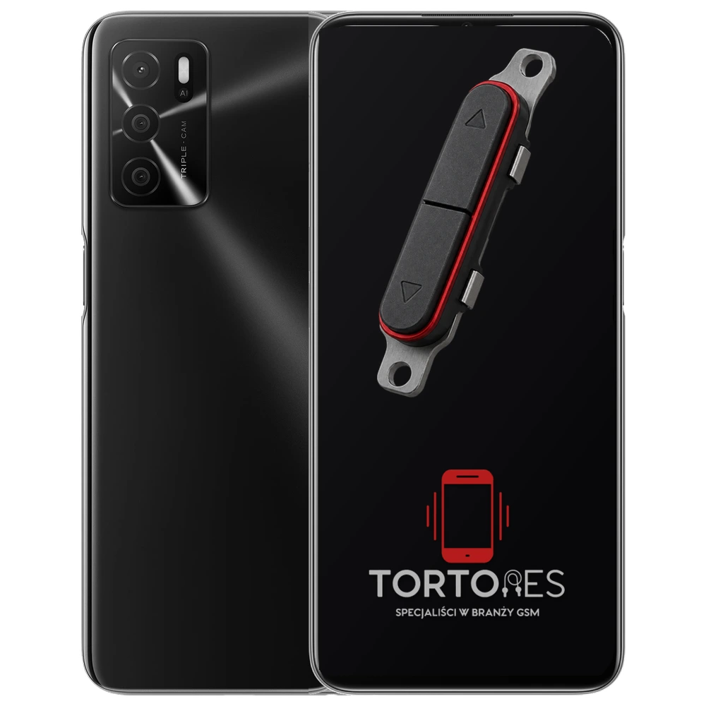 OPPO A16 z symbolem przycisków - naprawa przycisków włączania i głośności