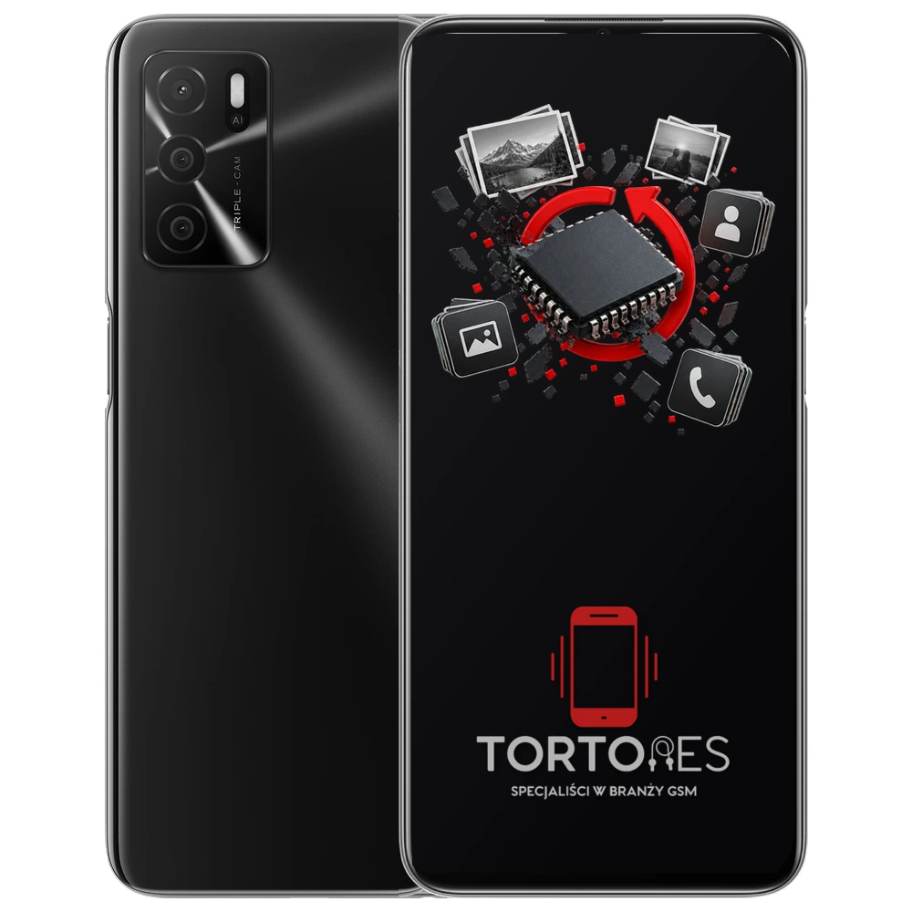 OPPO A16 z ilustracją odzyskiwania danych - odzyskiwanie danych