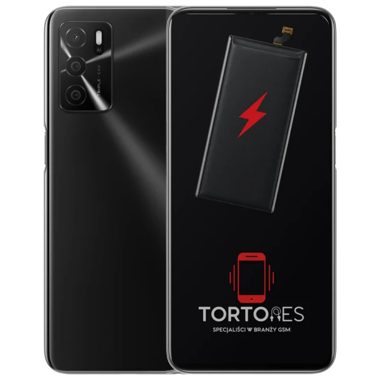 OPPO A16 z ilustracją baterii - wymiana baterii