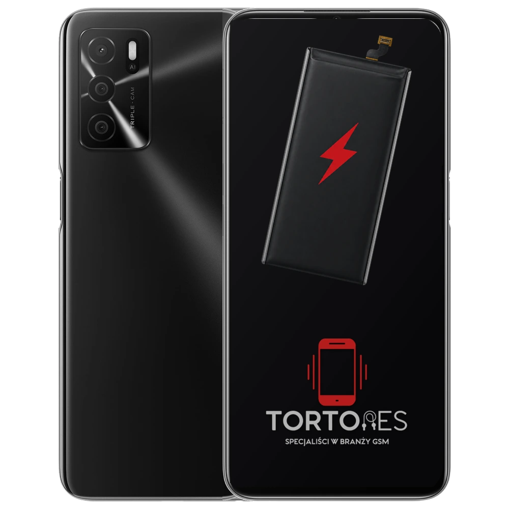 OPPO A16 z ilustracją baterii - wymiana baterii
