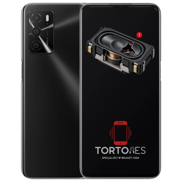 OPPO A16 z symbolem głośnika multimedialnego - wymiana głośnika multimedialnego