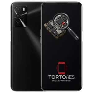 OPPO A16s z symbolem diagnostyki - diagnoza telefonu